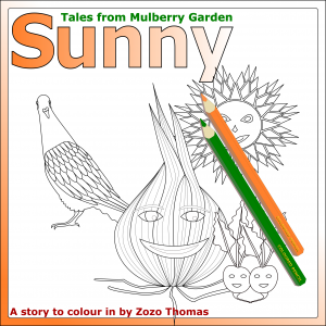 Zozo Thomas – Sunny – a short story to colour in