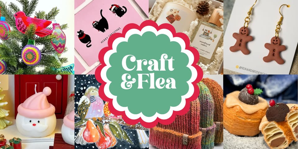 Advertisement for the Swindon Craft and Flea Market at the Steam Museum on Sunday 2nd November